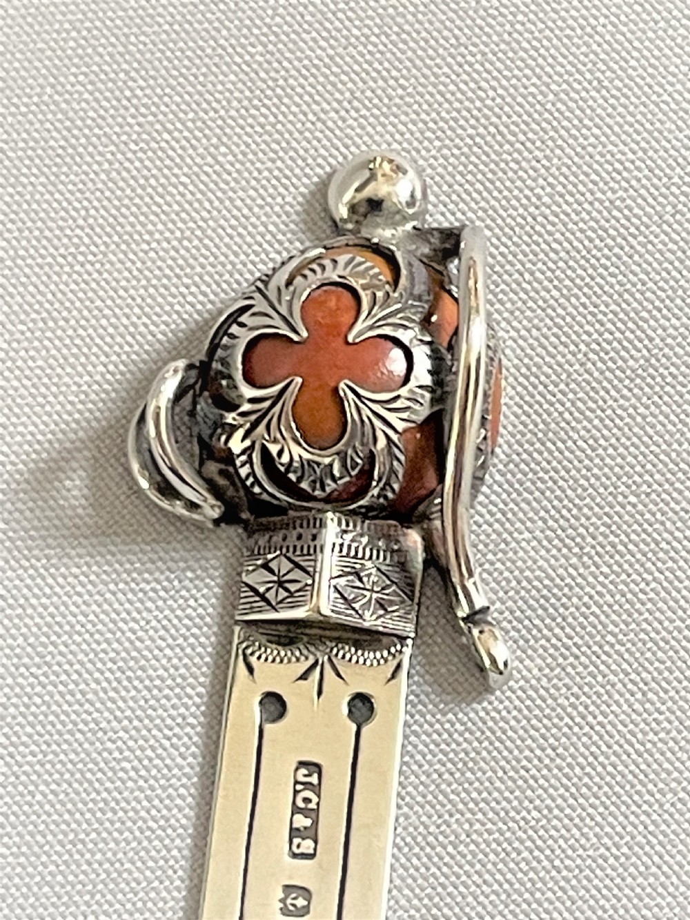 An Outstanding Silver & Agate Scottish Sword Bookmark View II
