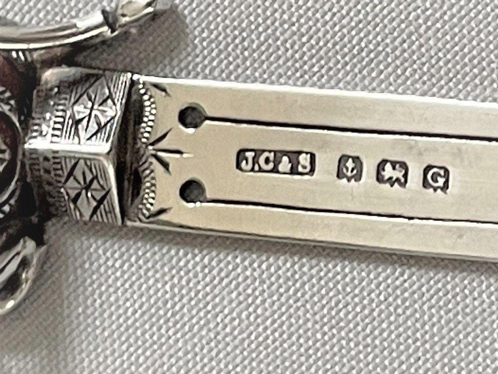 An Outstanding Silver & Agate Scottish Sword Bookmark View III