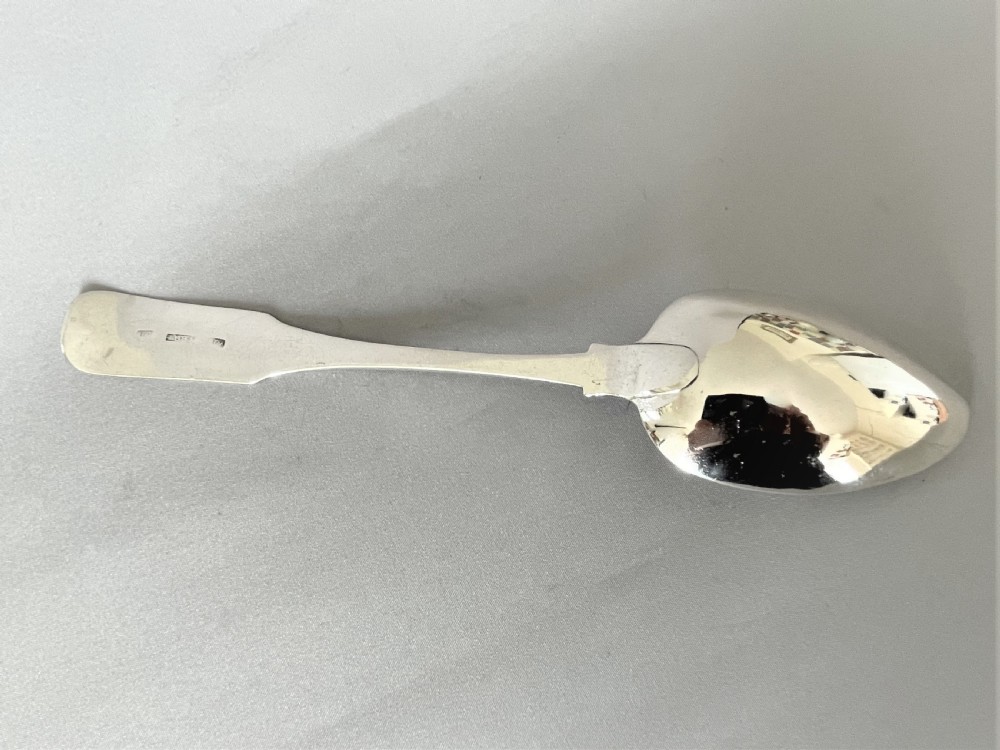 A large 18th Century Cork silver tablespoon View IV