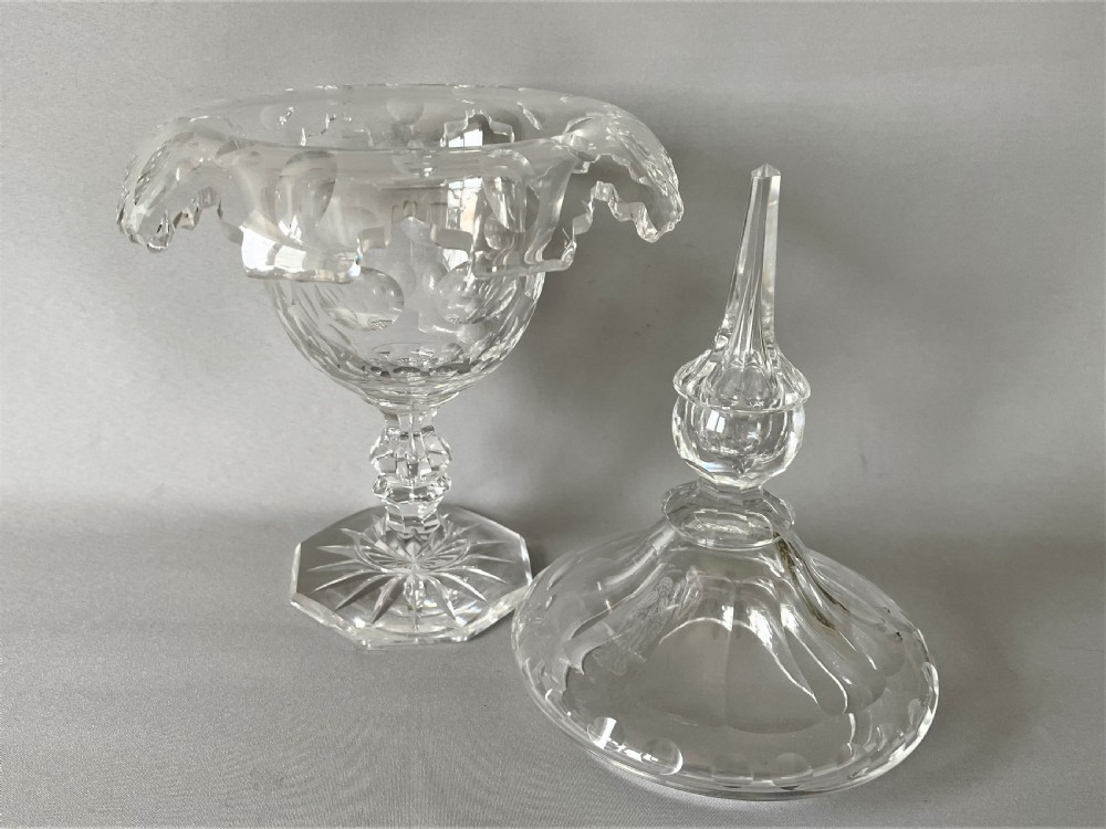 A stunning cut glass bonboniere View V