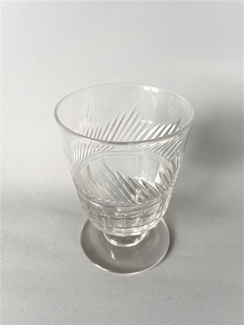 A handsome cut glass Georgian rummer View II