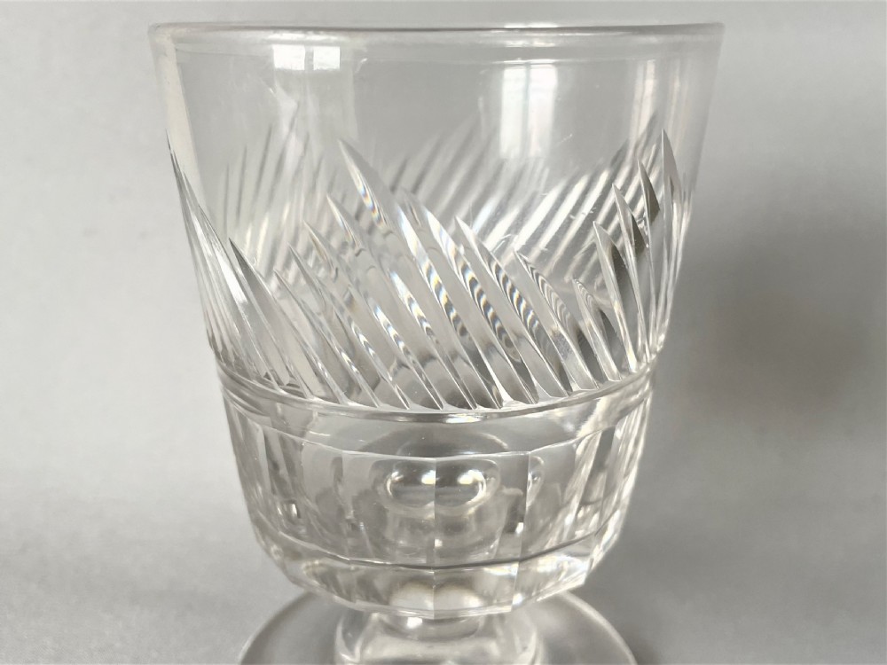 A handsome cut glass Georgian rummer View III