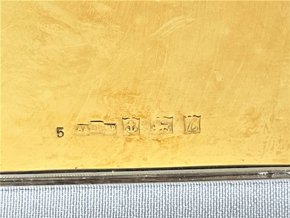 A fabulous Asprey silver gilt card case View III