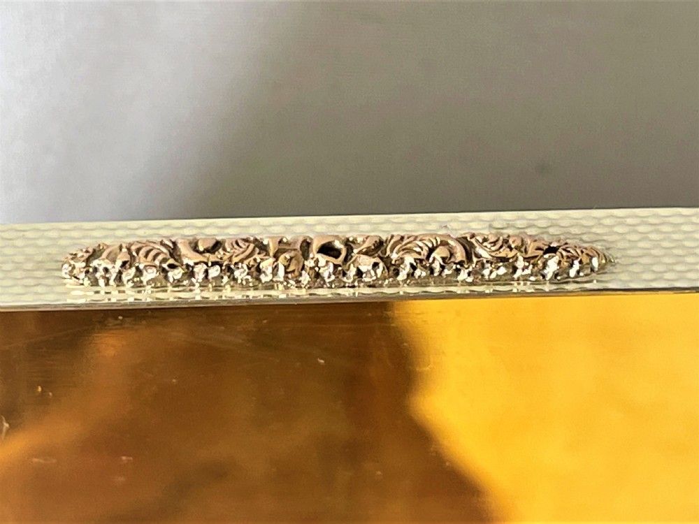 A fabulous Asprey silver gilt card case View IV