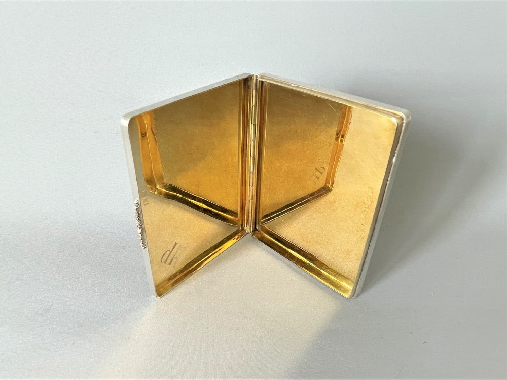 A fabulous Asprey silver gilt card case View VII