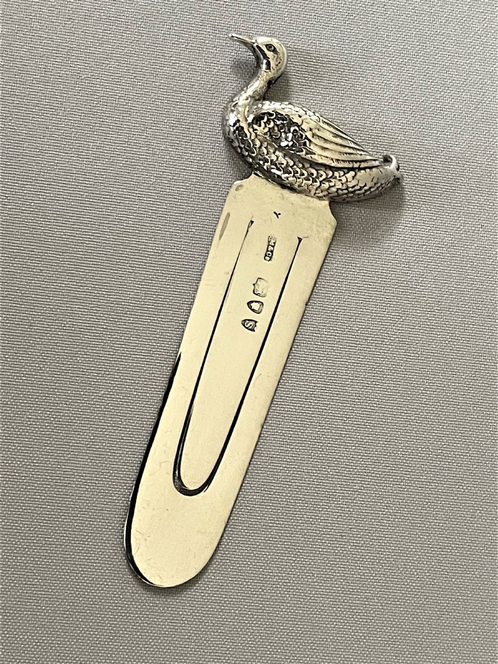 A rare Victorian Sampson Morden duck bookmark