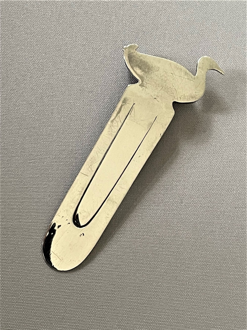 A rare Victorian Sampson Morden duck bookmark View IV