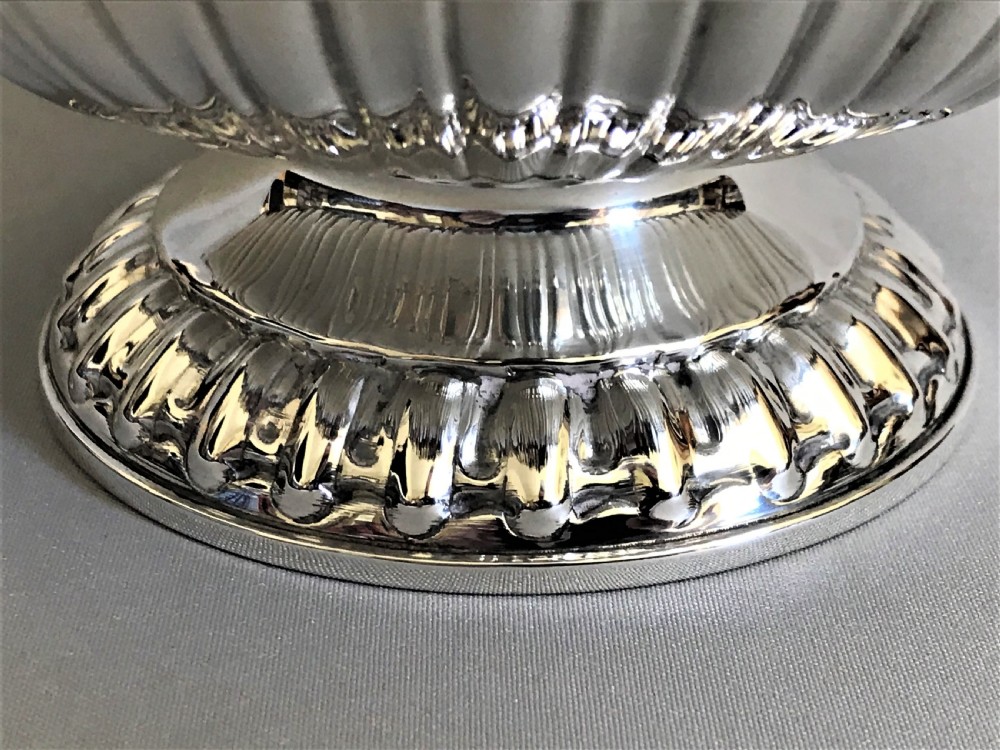 A gorgeous Edwardian silver rose bowl View III
