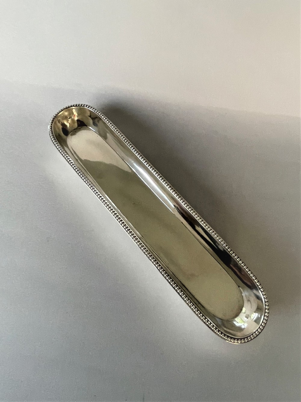 A superb quality Victorian silver pen tray