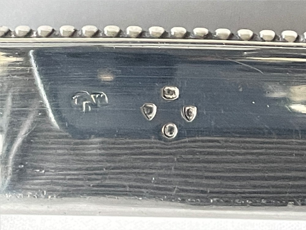 A superb quality Victorian silver pen tray View VI
