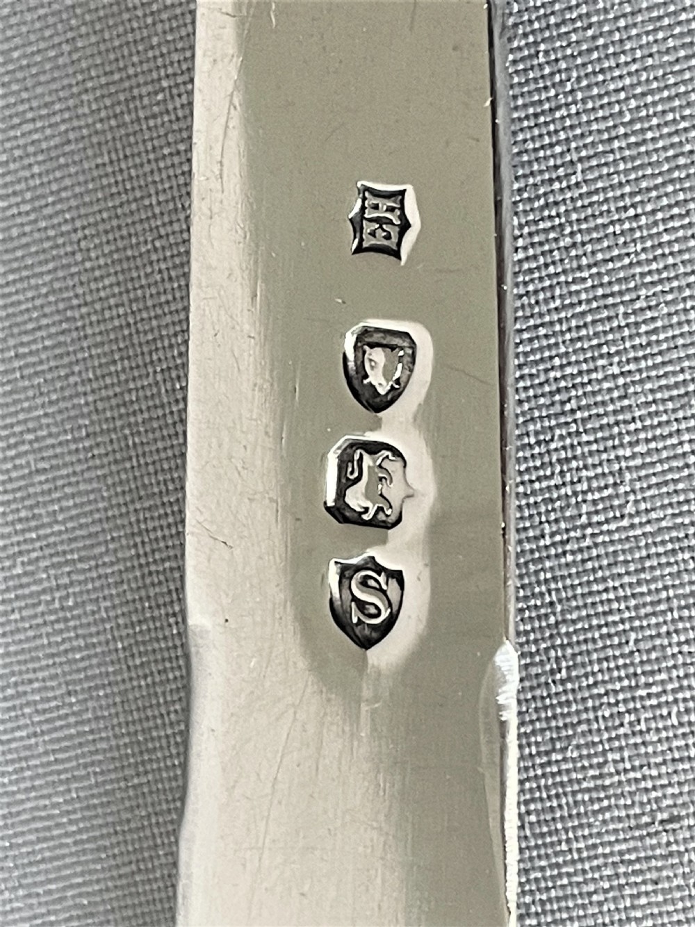 A stylish all silver hallmarked Victorian letter opener View V