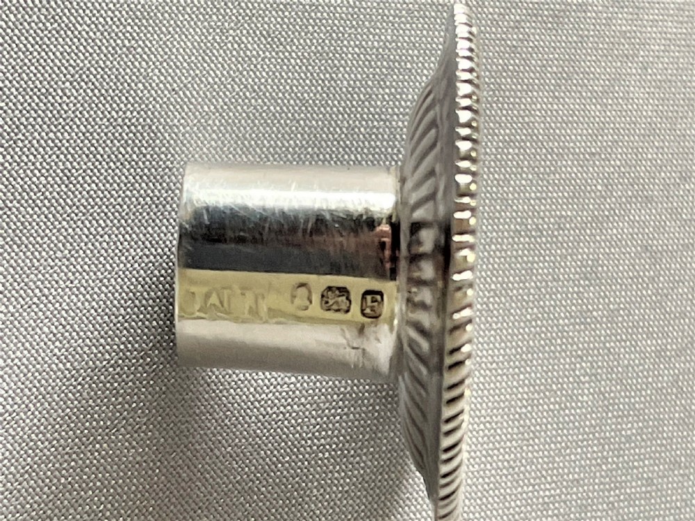 A superb George III silver chamber stick View VII