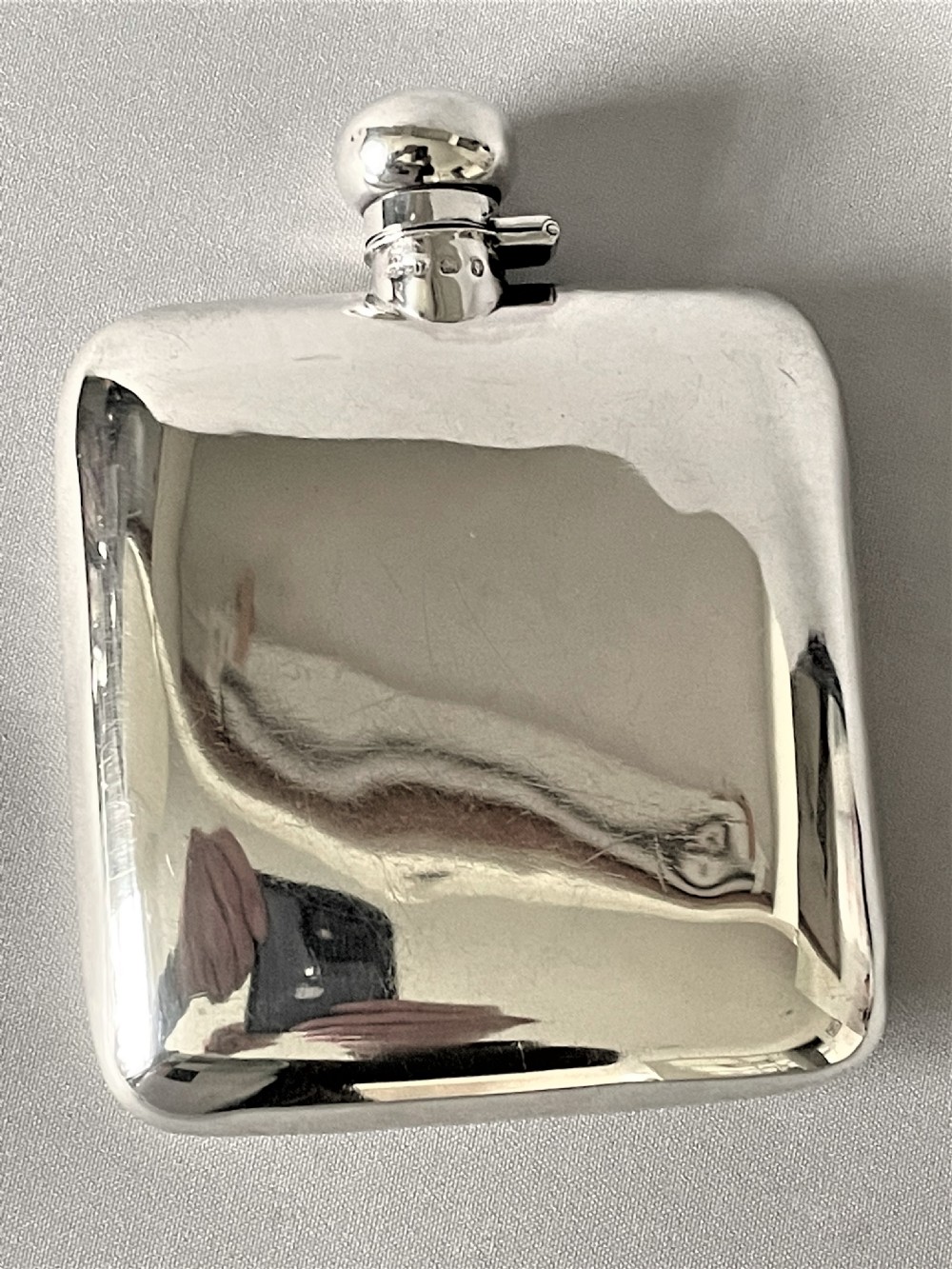 A handsome Victorian silver hipflask