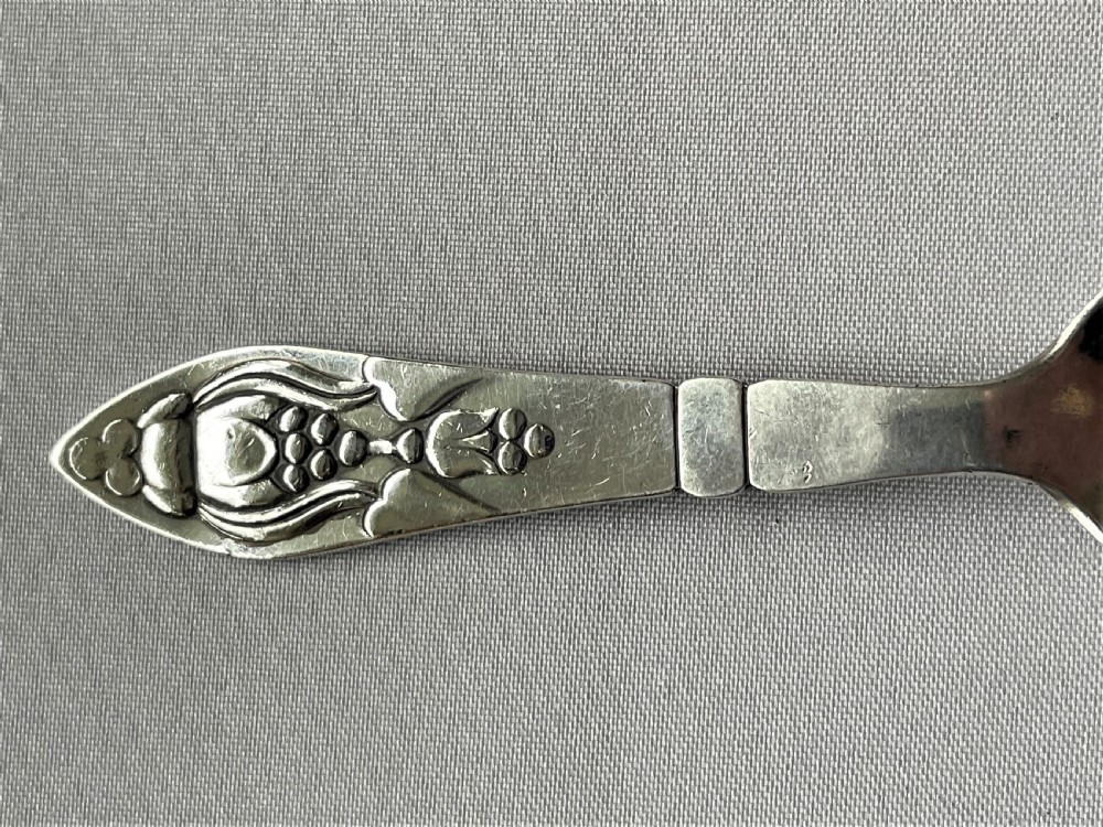 A Fine George Jensen Silver Caddy Spoon View III
