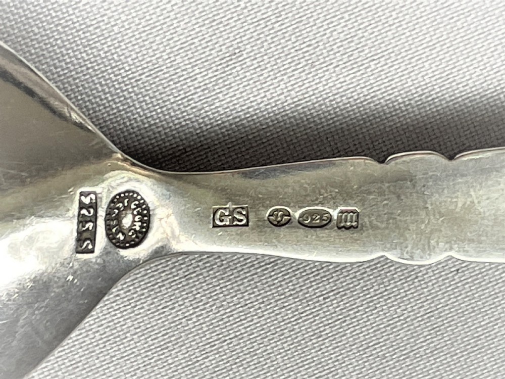 A Fine George Jensen Silver Caddy Spoon View IV