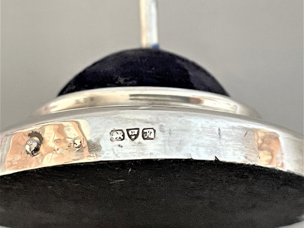 A Chester silver Edwardian 'heart' hatpin stand View V