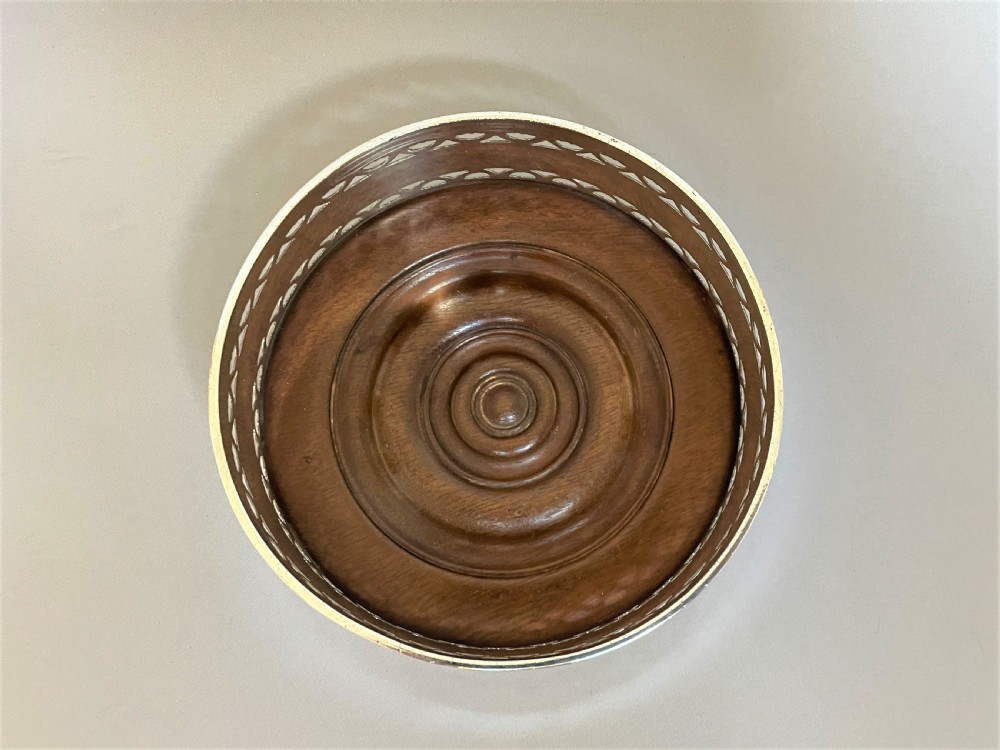 A hallmarked silver wine bottle/decanter coaster View VI