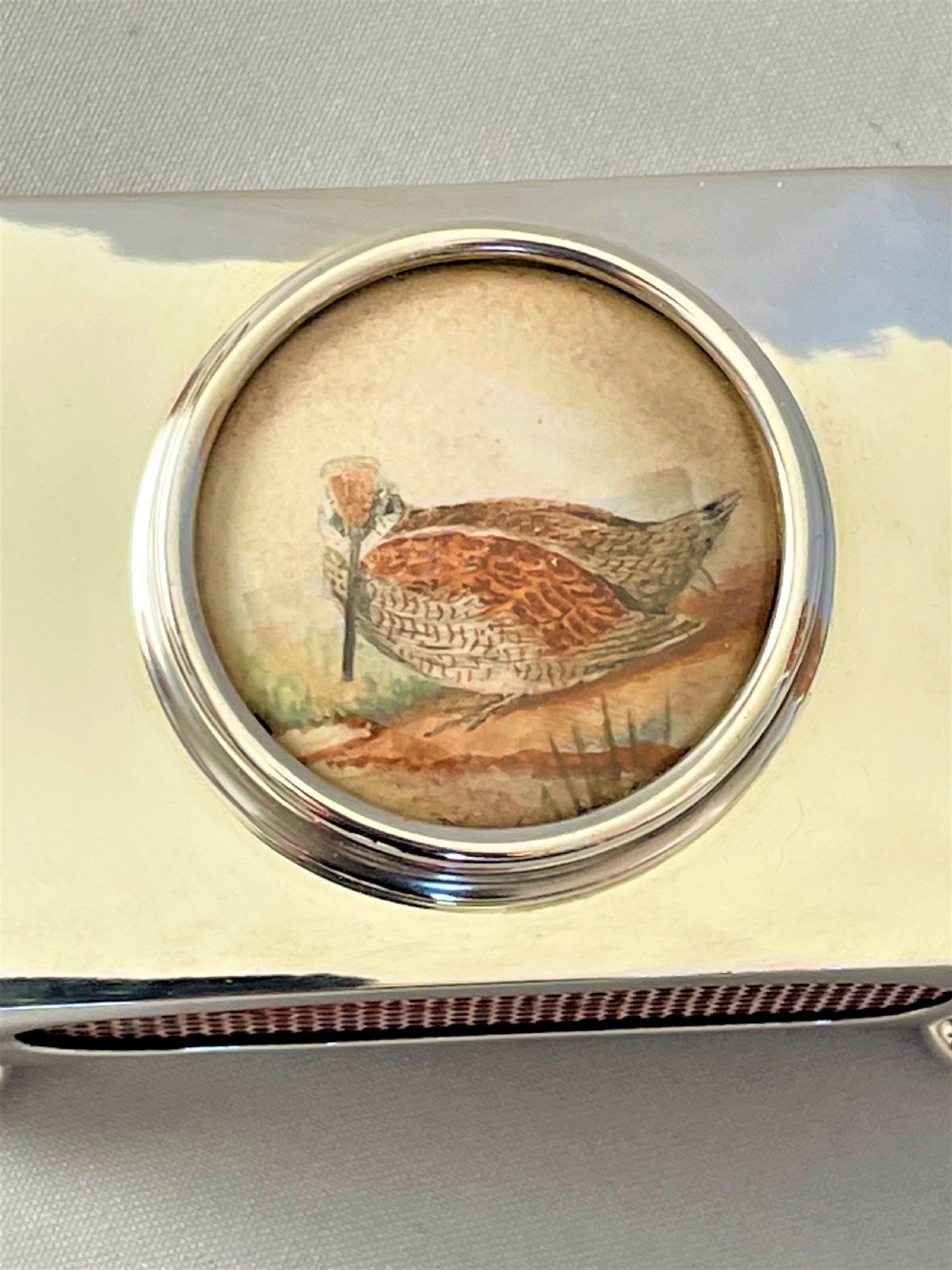 A rare Chester silver 'Snipe' match box holder View III