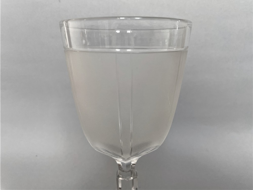 A gorgeous Victorian frosted & cut wine goblet View IV