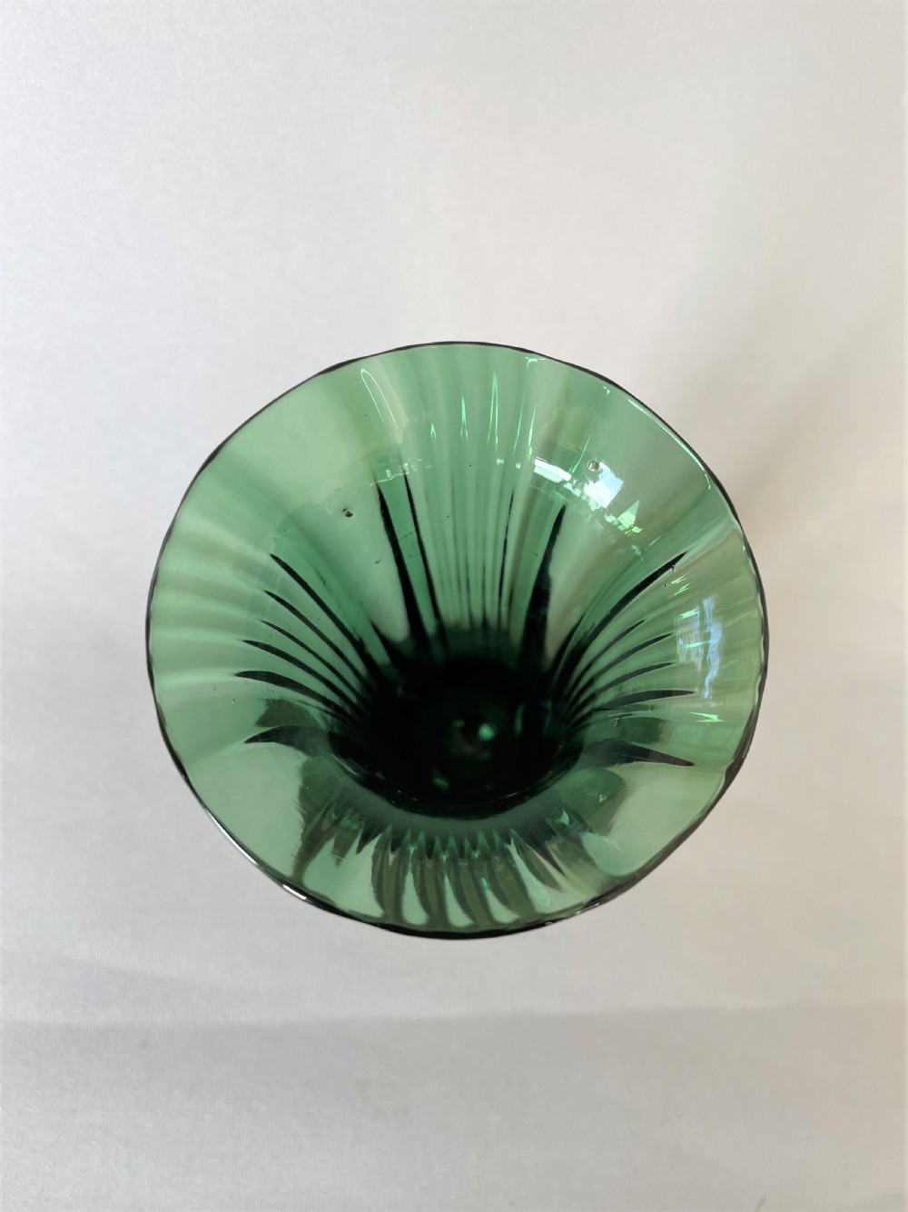 An unusual Victorian Bristol Green jelly glass View III