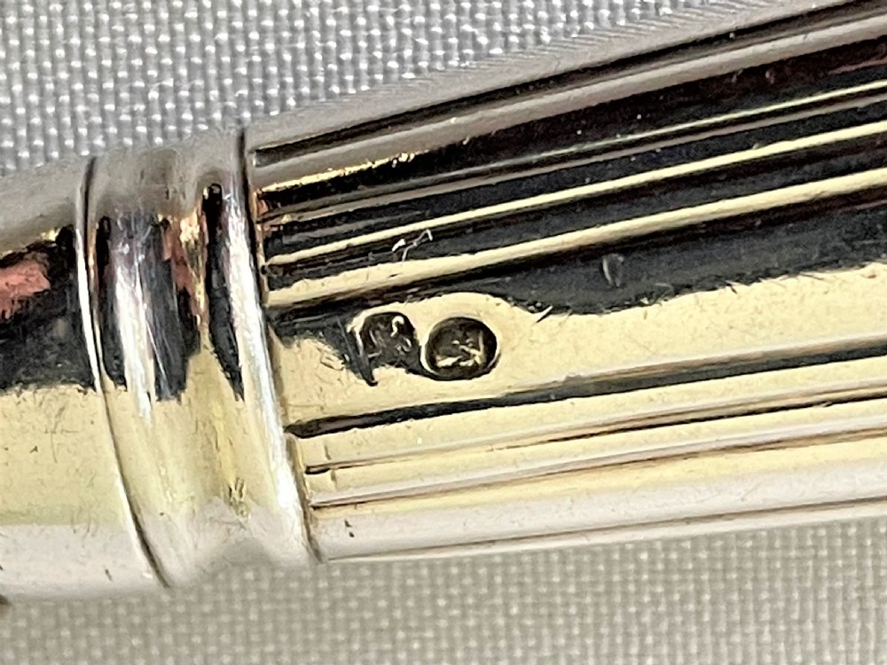 A rare set of 6 Georgian silver knives View V