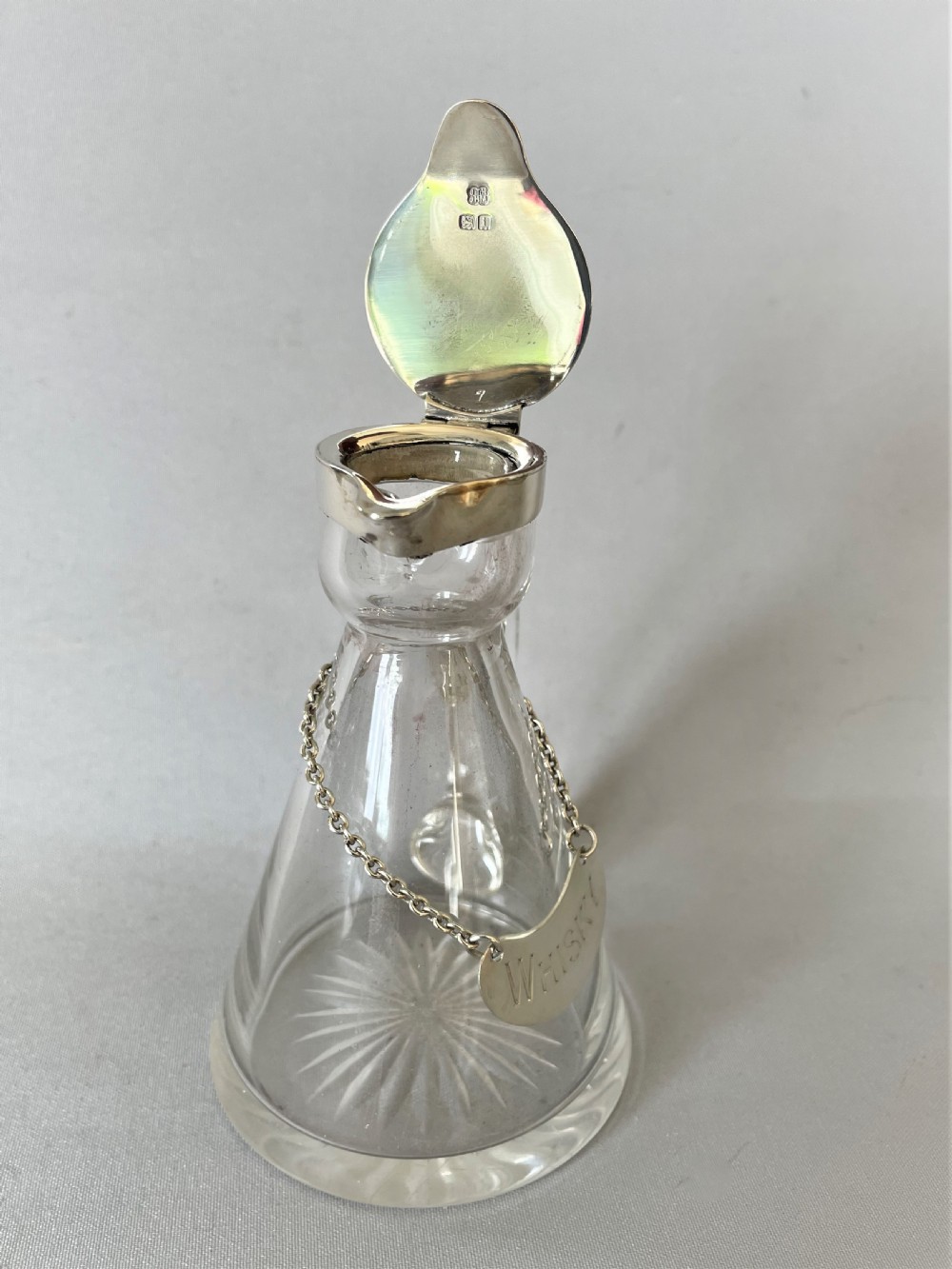 A Hukin & Heath silver mounted Whisky tot/chotopeg View III