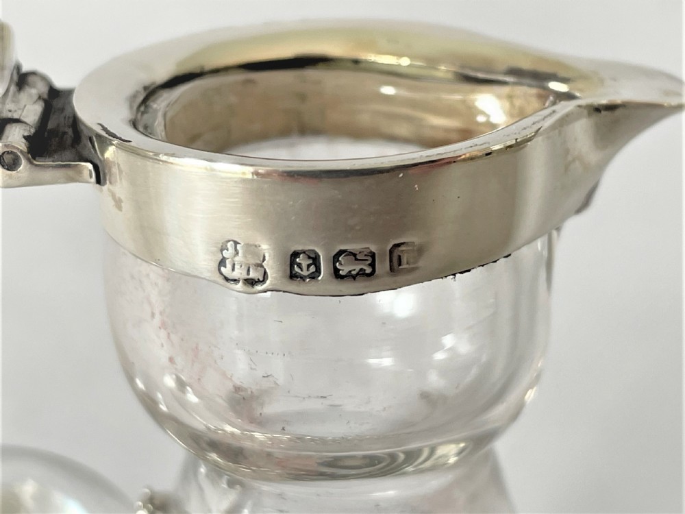 A Hukin & Heath silver mounted Whisky tot/chotopeg View IV