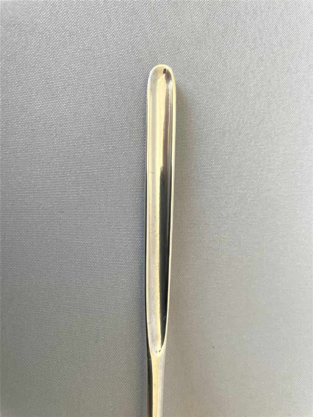 An Extremely Rare Queen Anne Silver Marrow Scoop View III
