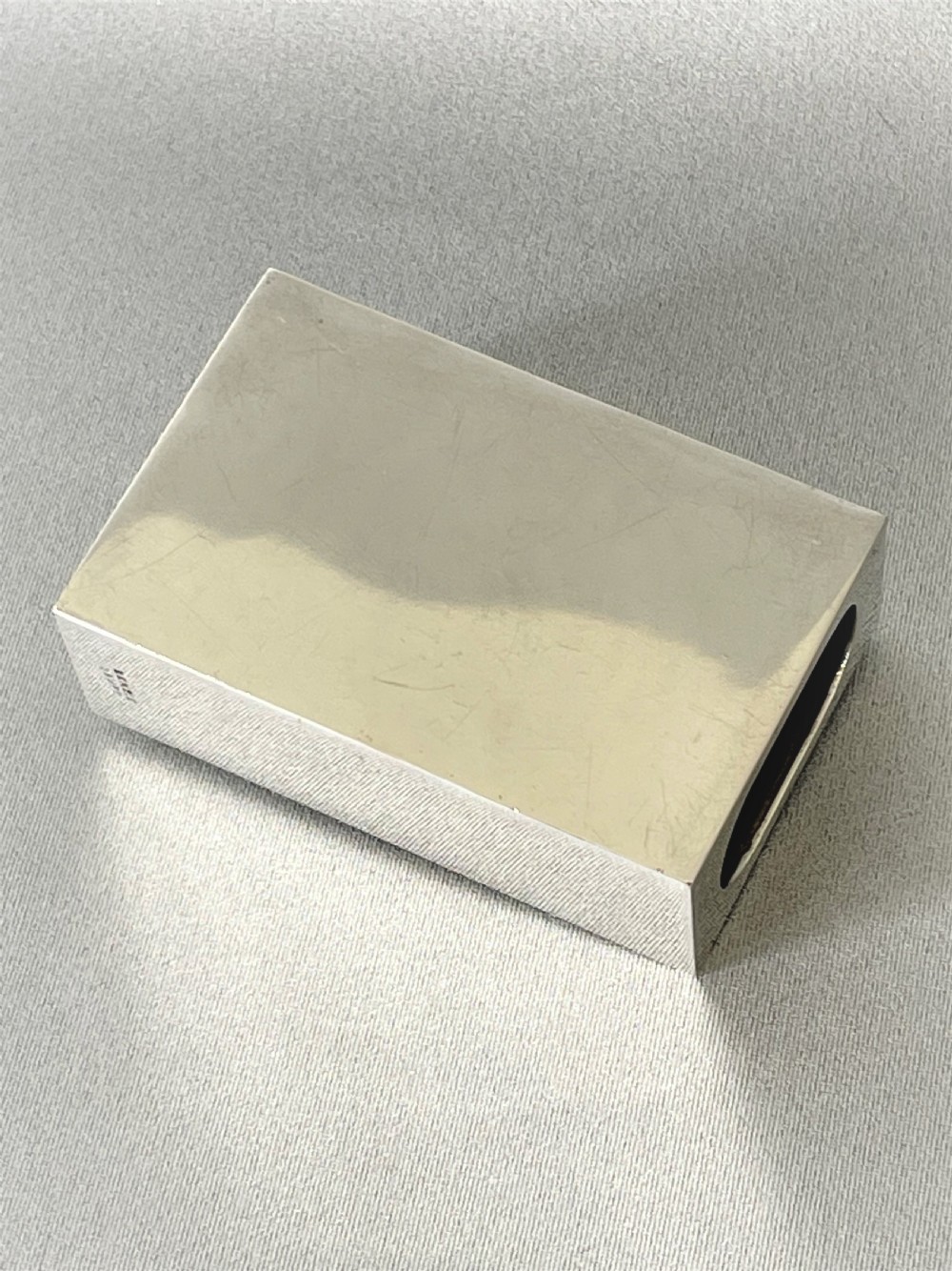 A fine silver & enamel match box case View III
