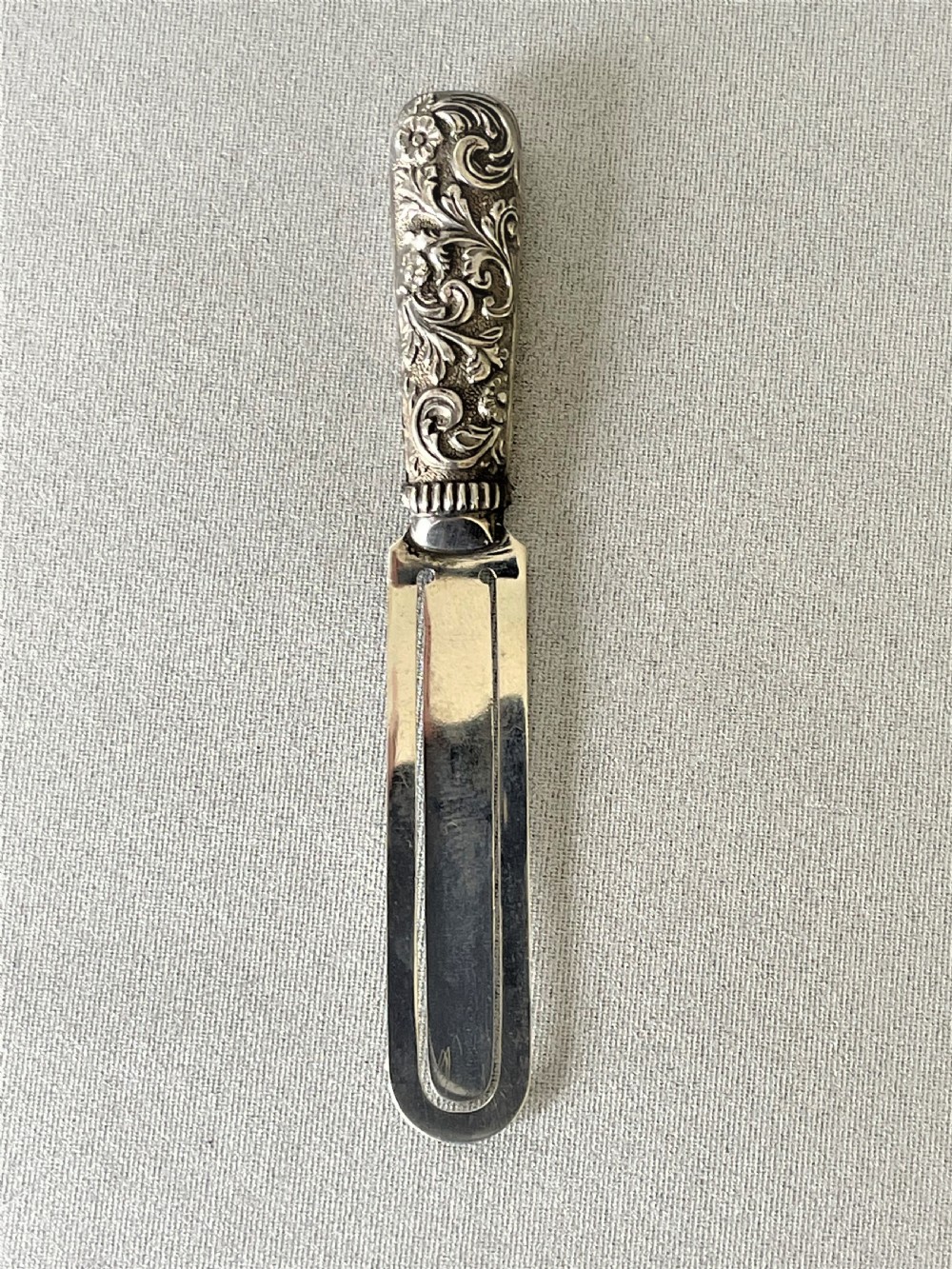 A Victorian Chester silver bookmark View IV