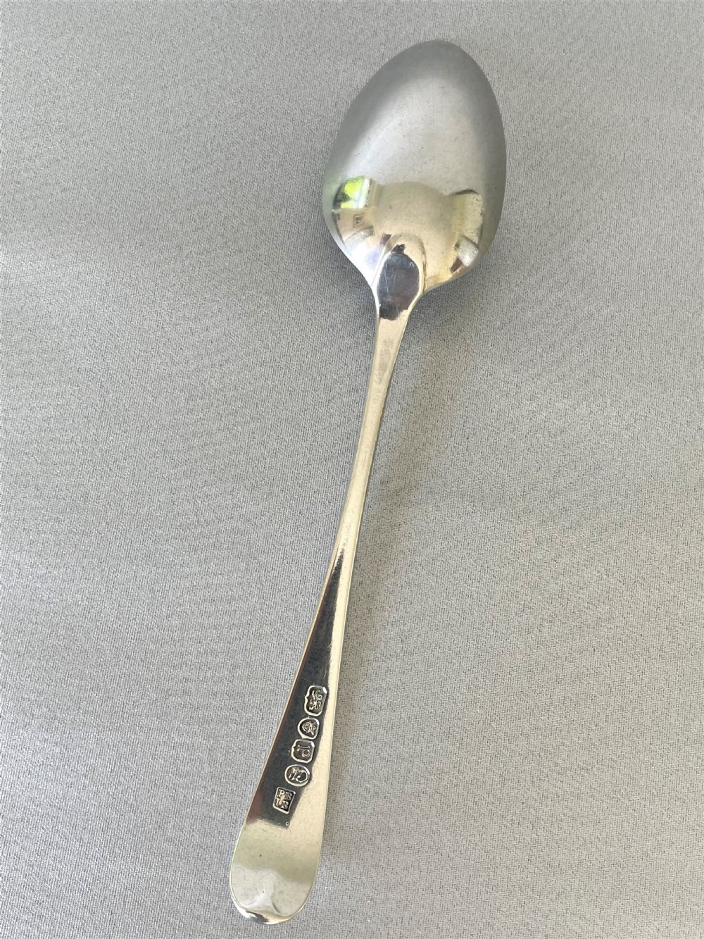 An extremely rare Peter & Jonathan Bateman silver dessert spoon View IV