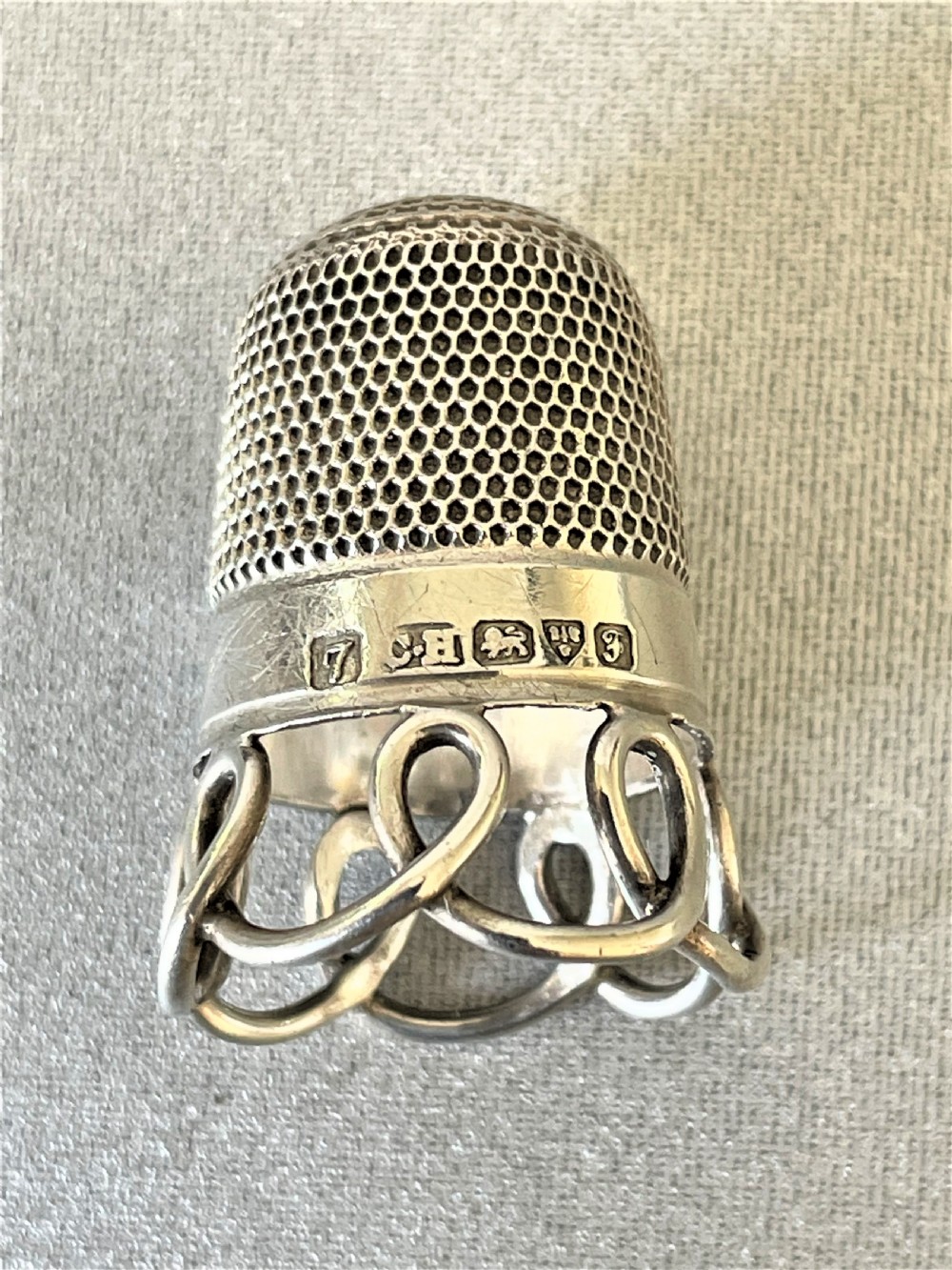 A most unusual Charles Horner cased silver thimble View III