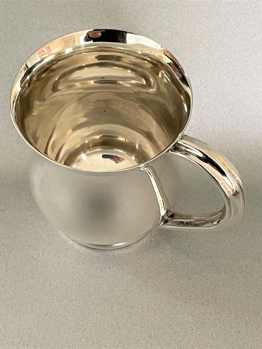 A Lovely Quality Small Silver Christening Mug View II