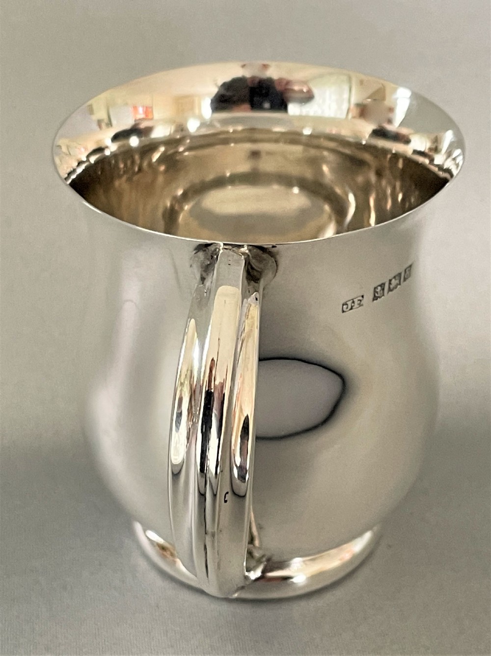 A Lovely Quality Small Silver Christening Mug View IV