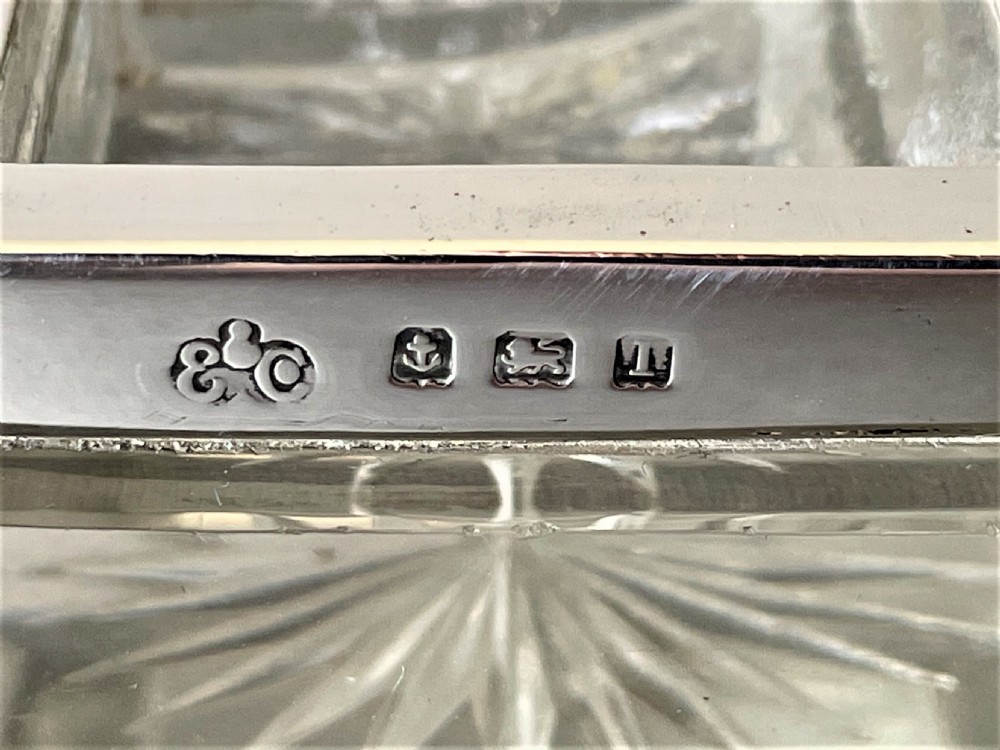 A Lovely Edwardian silver mounted double stamp dispenser View V