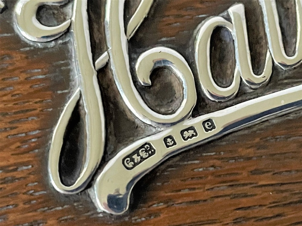 An Edwardian Silver Mounted Hairpins Box View V
