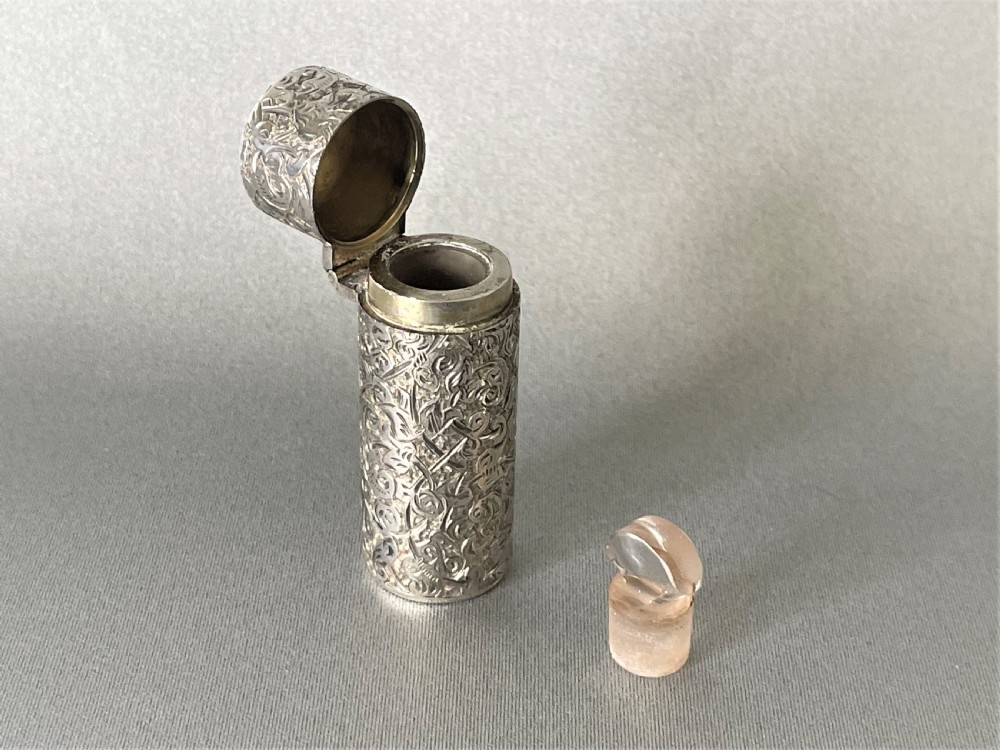 A sought after Victorian Sampson Morden silver scent bottle View IV