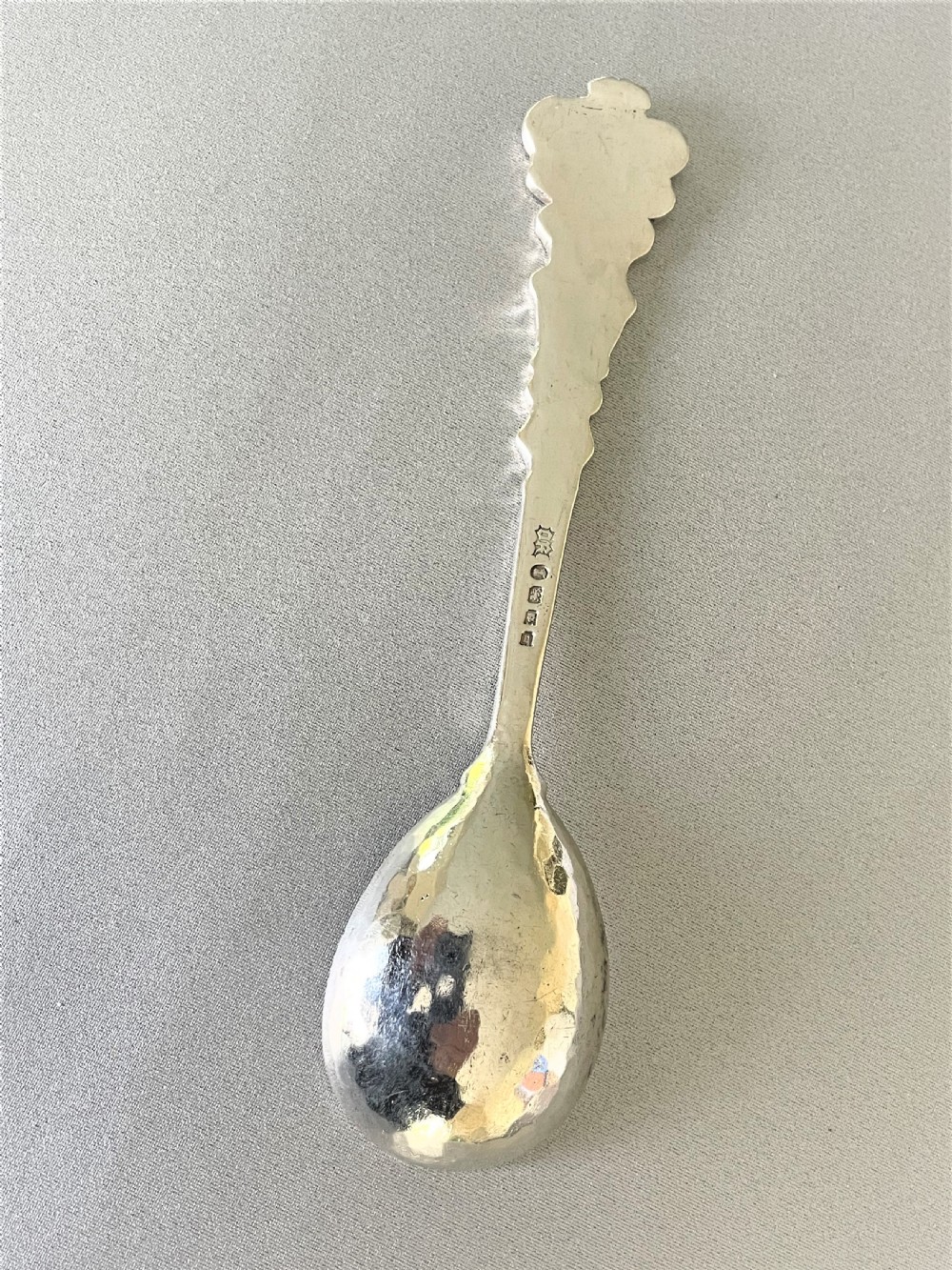 An exceptional Omar Ramsden Arts & Crafts silver spoon View III