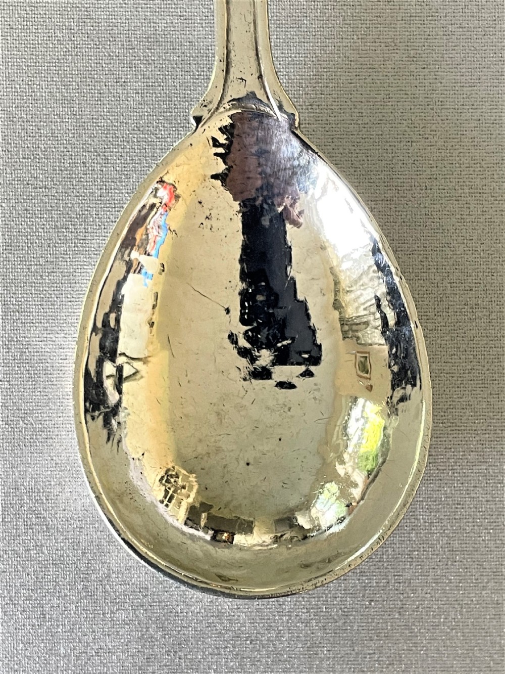 An exceptional Omar Ramsden Arts & Crafts silver spoon View V