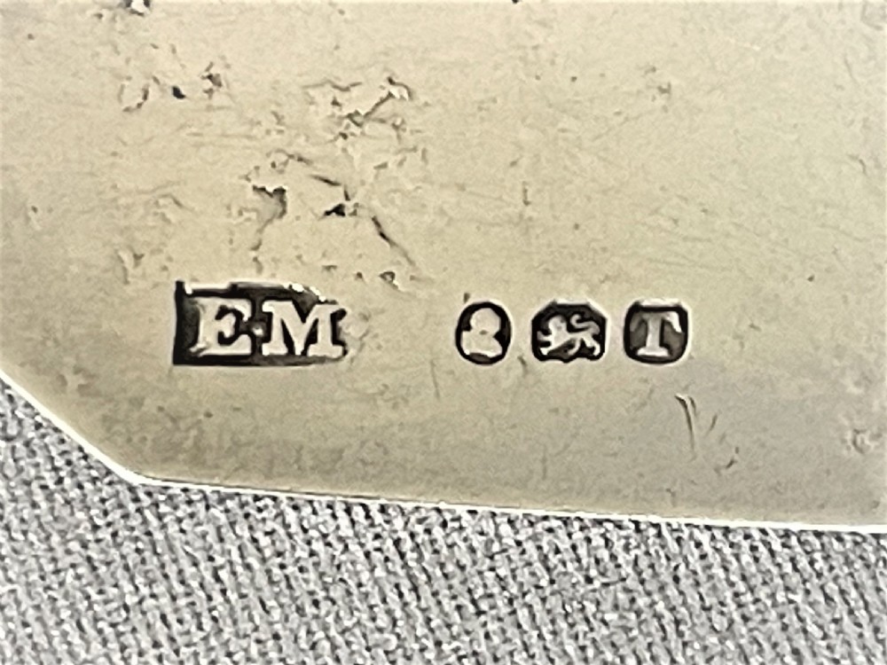 An Elizabeth Morley Georgian silver port label View IV