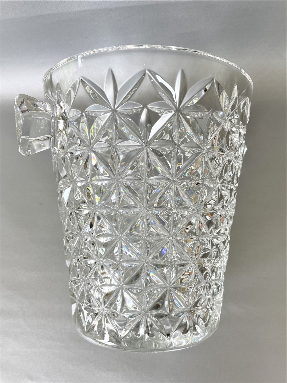 An Art Deco glass champagne bucket View VIII