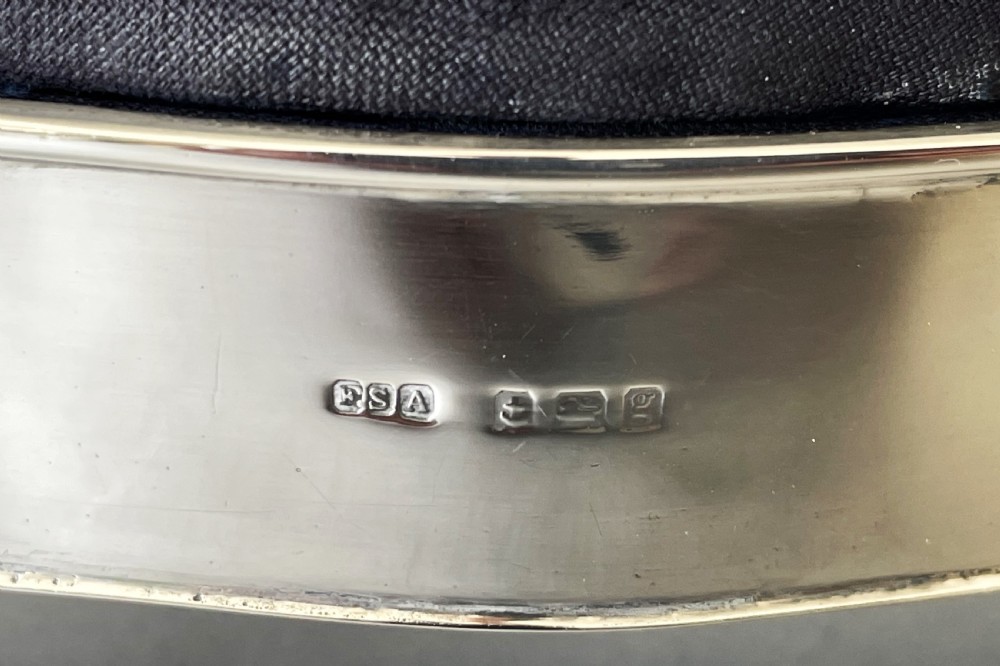 An Edwardian silver trinket box with pin cushion lid View VI