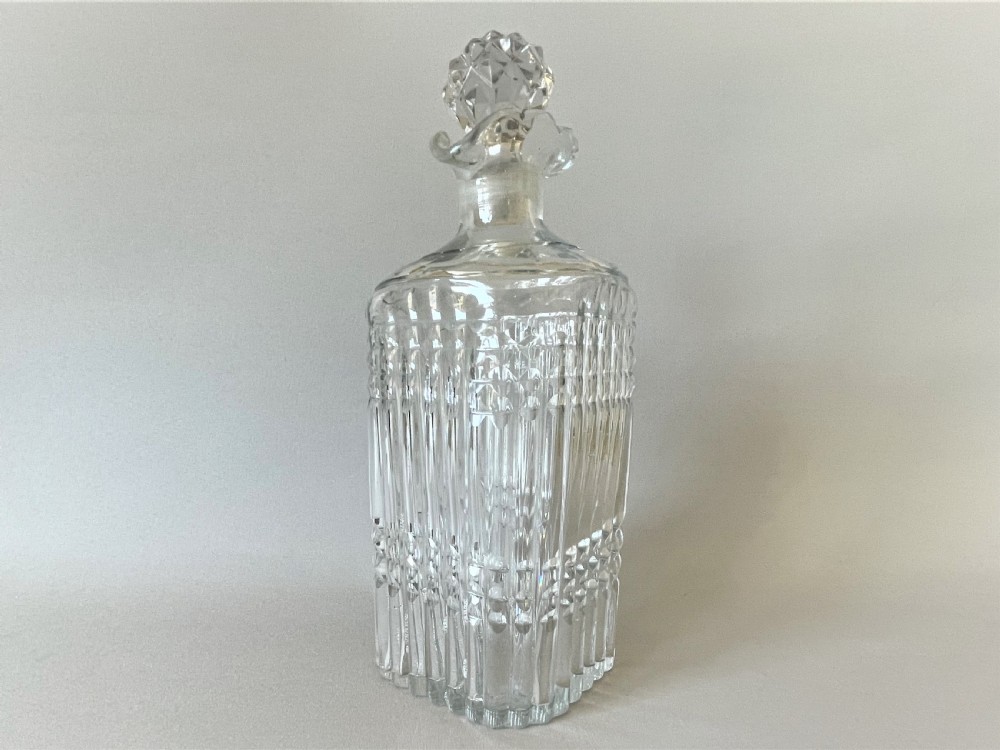 A Charming Georgian Cut Glass Spirit Decanter View II