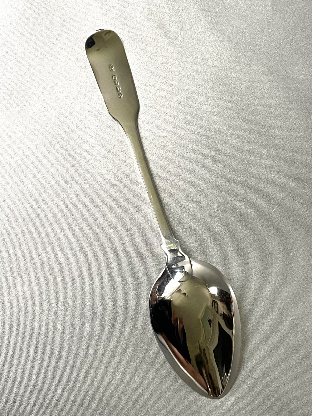An unusual Maker Exeter silver tablespoon View III