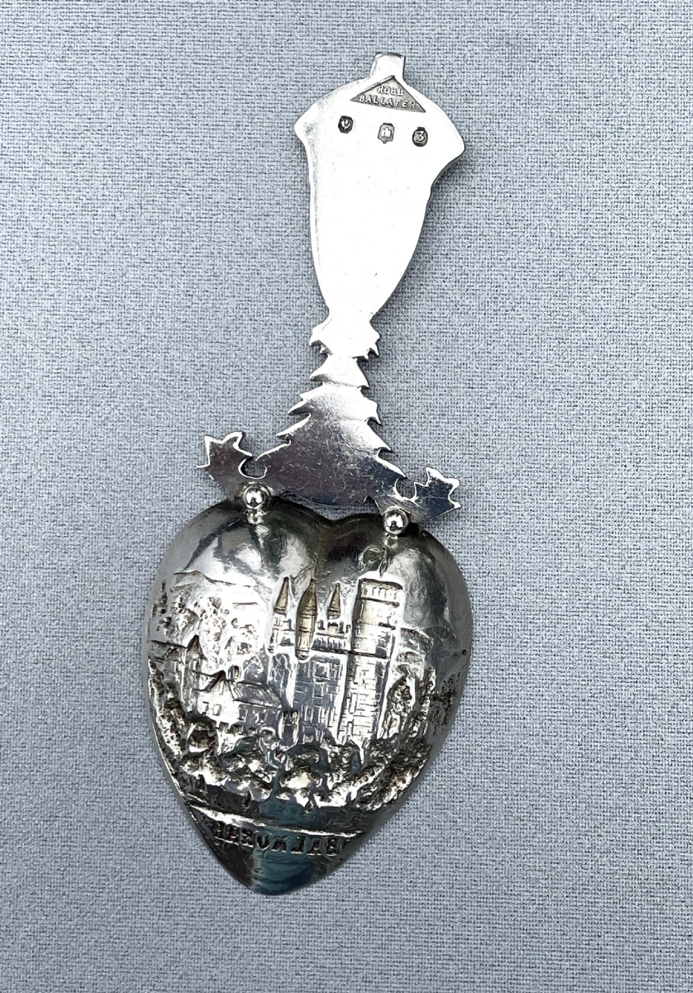 A rare Ballater Scottish Provincial silver caddy spoon View IV