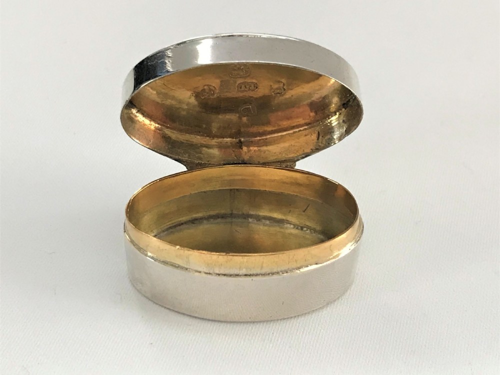 An unusual 18th Century hinged silver patch box View V