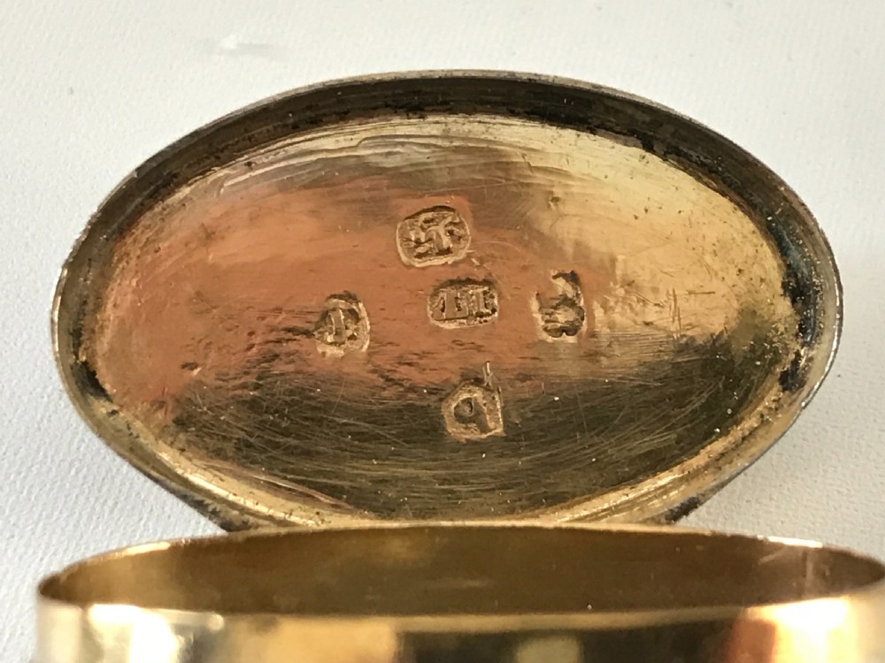 An unusual 18th Century hinged silver patch box View VI