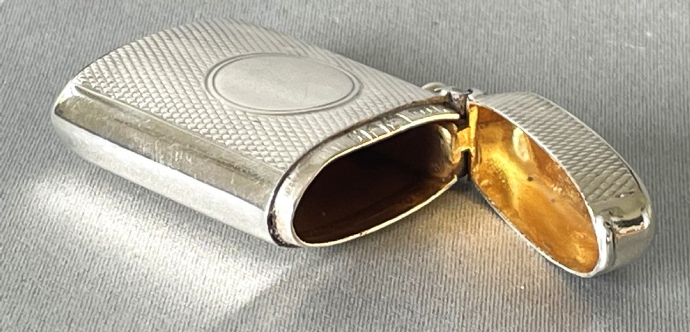An appealing Edwardian silver vesta View IV