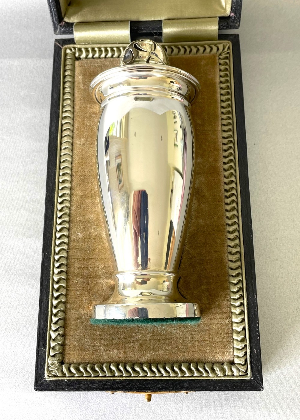 A gorgeous boxed silver sugar caster View III