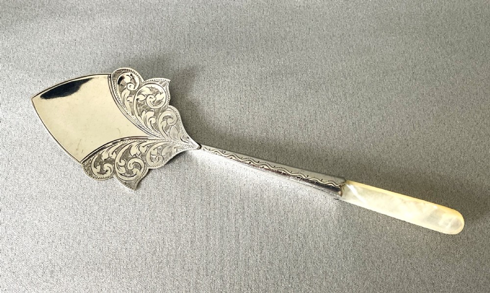 A fabulous Georgian cut glass preserve jar & silver spoon View VI
